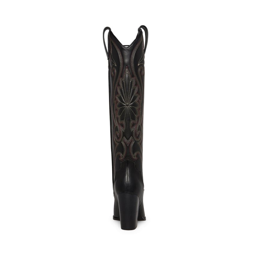 Black Steve Madden Lasso Women's Knee-high Boots | PH 3410AMX